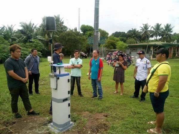 필리핀 남부 마닐라에서 비행기로 2시간 거리의 다바오(Davao)섬에 SI 디텍션이 국산 환경방사능 감시기를 설치하는 장면 /사진=SI 디텍션