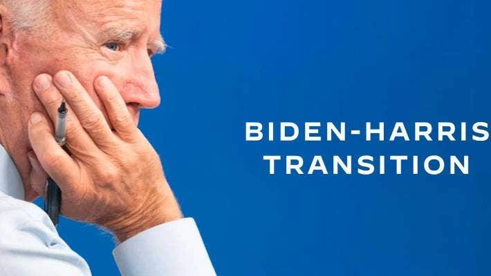 바이든 후보는 공식 인수위 사이트 'BIDEN-HARRIS TRANSITION'(buildbackbetter.com)을 개설하고 본격적인 정권 인수 작업에 돌입했다./출처=조 바이든 공식 인수위 사이트
