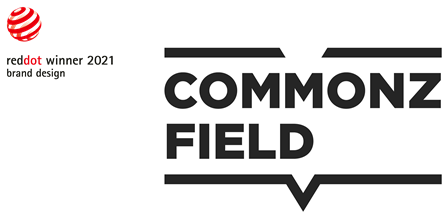 지역거점별 소통협력공간 사업의 공동브랜드 ‘커먼즈필드(COMMONZ FIELD)’ 로고/출처=행정안전부