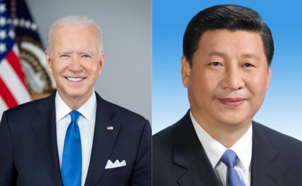 조 바이든 미국 대통령(왼쪽)과 시진핑 중국 국가 주석이 10일 전화 회담을 가졌다. 