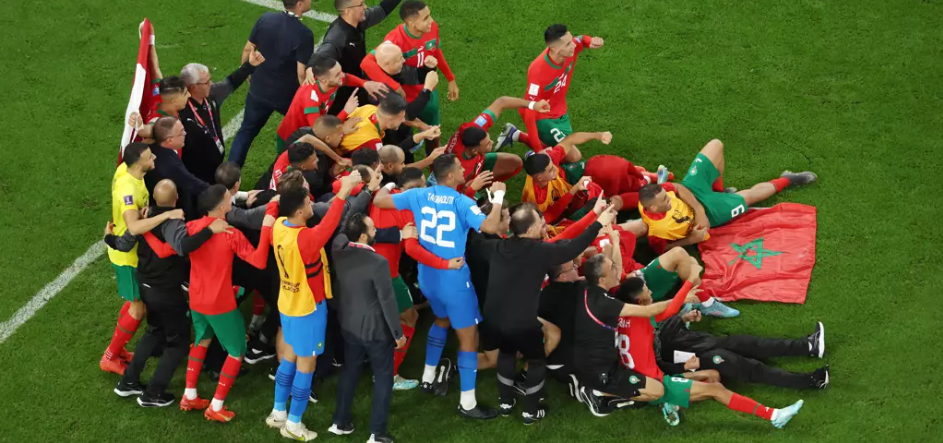4강 진출국이 확정된 가운데, 모로코가 아프리카 국가 중 처음으로 월드컵 4강에 올랐다./출처=FIFA