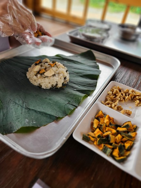해남 연잎밥 만들기 체험 사진=한국관광공사 제공