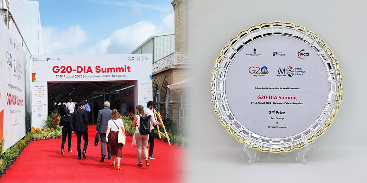 누비랩이 G20 디지털 혁신 스타트업 순환경제 부문에서 세계 2위로 수상했다. 제공=누비랩