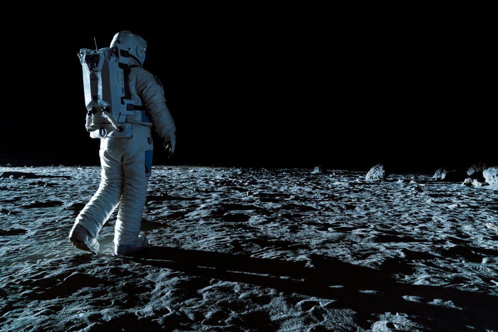 A representação realista da Lua foi impecável.  Imagem = CGNM