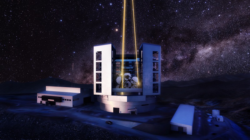 거대마젤란망원경(GMT) 완성 모습(개념도) (사진=한국천문연구원)