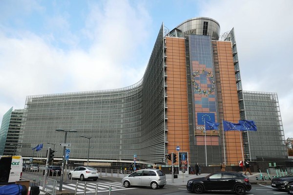 벨기에 브뤼셀의 유럽연합(EU)집행위원회 본부 건물. (사진/신화통신)