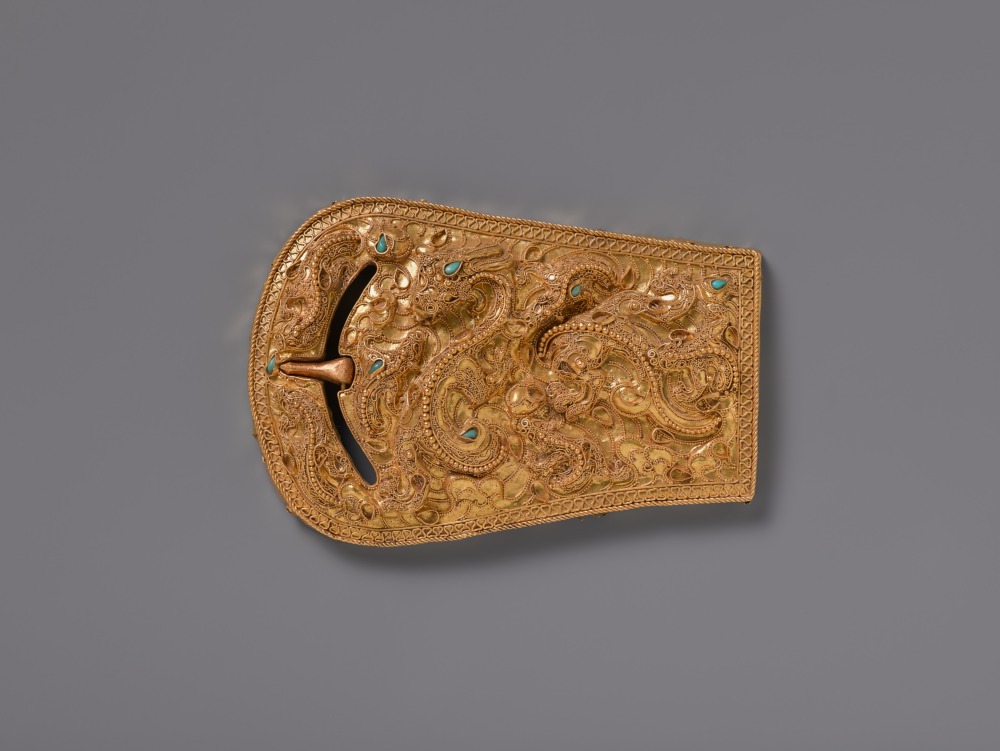 낙랑 용무늬 허리띠 고리 (국립중앙박물관 제공)