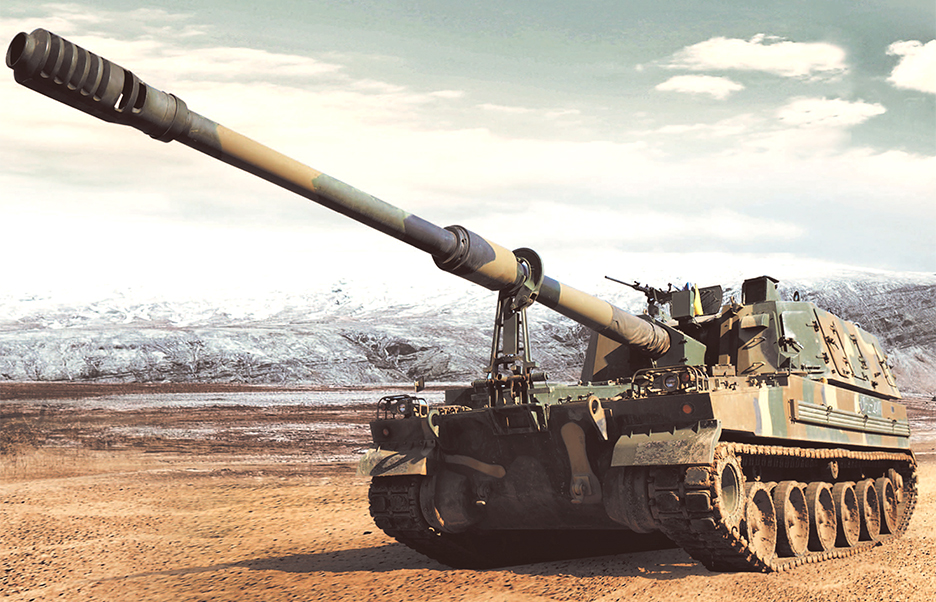 K9A1 자주포 / 사진 = 한화디펜스 제공