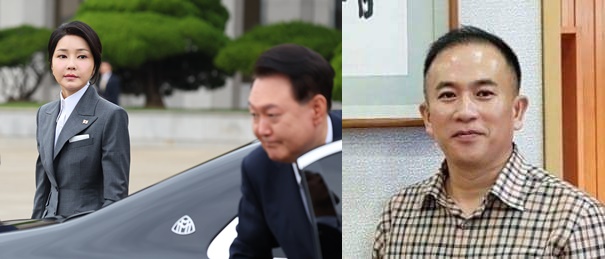 윤석열 대통령 부부와 명태균 씨/사진=(왼쪽)뉴시스, (오른쪽) 명태균 페이스북