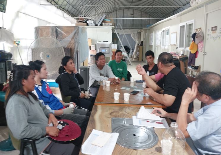 필자들의 아웃리치 활동 (2024, 8 진안군)