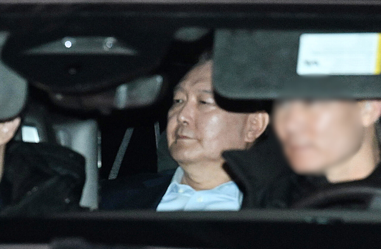 윤석열 대통령이 15일 경기 의왕시 서울구치소로 들어가고 있다. (공동취재) 2025.01.15. /뉴시스