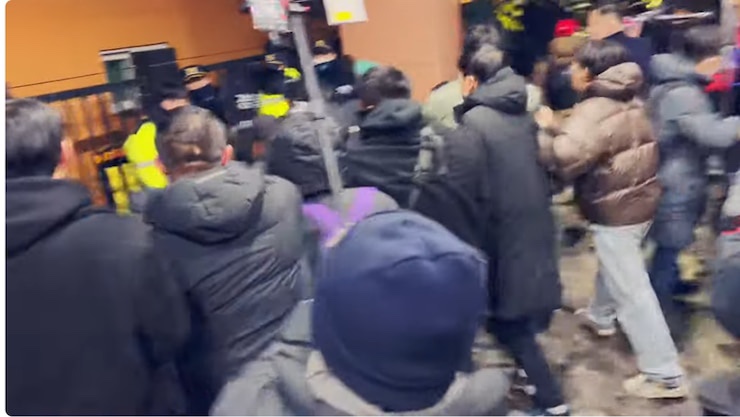 /사진=서울서부지방법원 무단 점거 기록 유튜브 '락티비' 영상 유튜브 갈무리