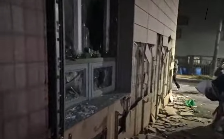 /사진=서울서부지방법원 무단 점거 기록 유튜브 '락' 영상 유튜브 갈무리