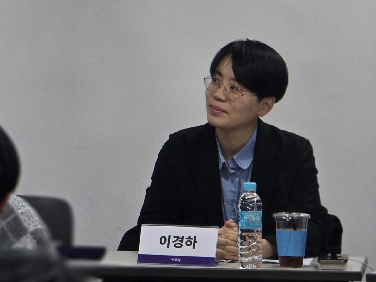 13일 여성플라자 아트컬리지5에서 극우의 탈을 쓴 여성혐오자 :여성테러범죄 대응모색 토론회가 개최됐다.  이경하 변호사 2025.02.13/사진=조은결 기자 